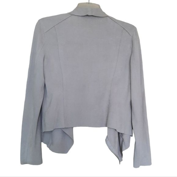 Blank NYC | Faux Suede Jacket Size Medium Light Gray - Picture 12 of 12